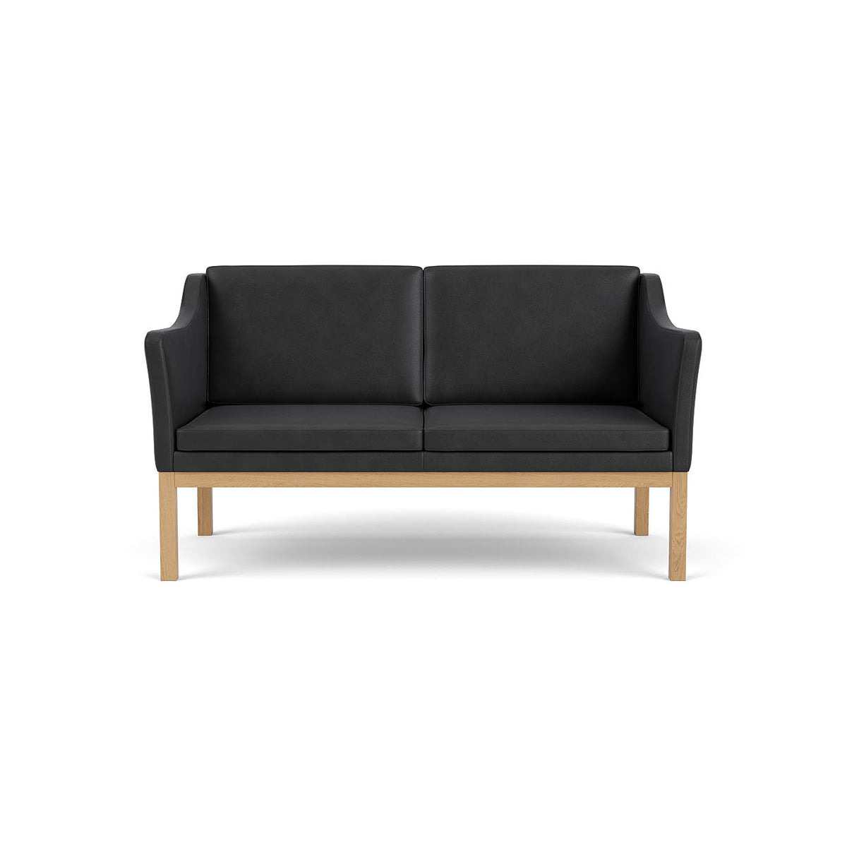L45 - MK154 - 2 pers. sofa - Black læder
