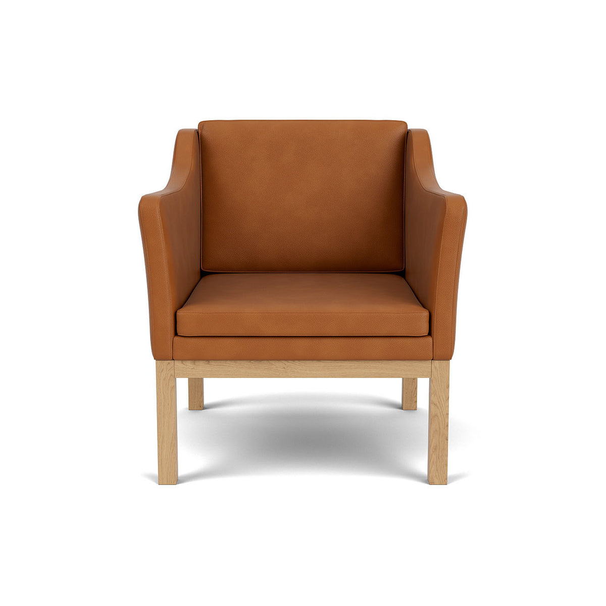 L46 - MK155 - Lænestol - Cognac læder
