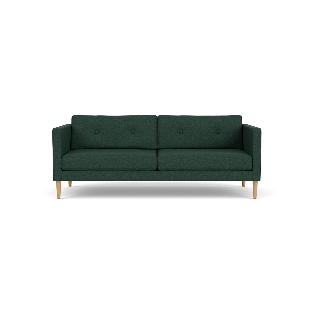 L42 Firhøj - 2,5 pers. sofa - Eg - Green (32)