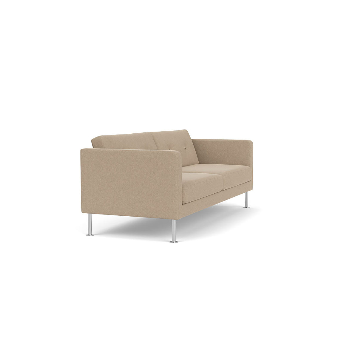 L42 Firhøj - 2,5 pers. sofa - Stål - Beige (61252)