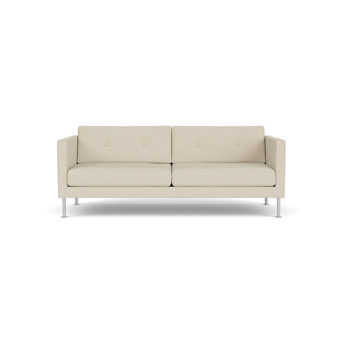 L42 Firhøj - 2,5 pers. sofa - Stål - Beige (00)