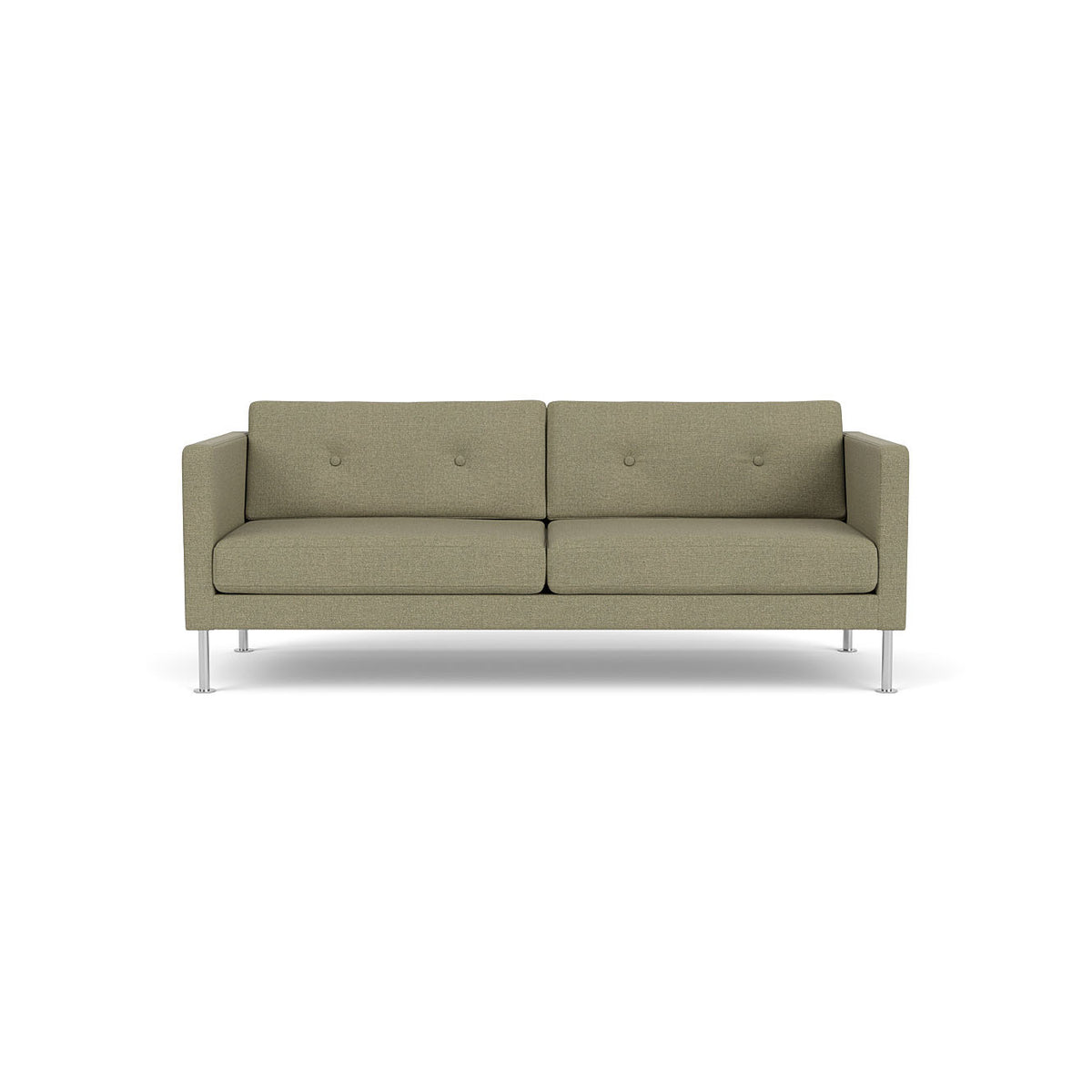L42 Firhøj - 2,5 pers. sofa - Stål - Green (58)