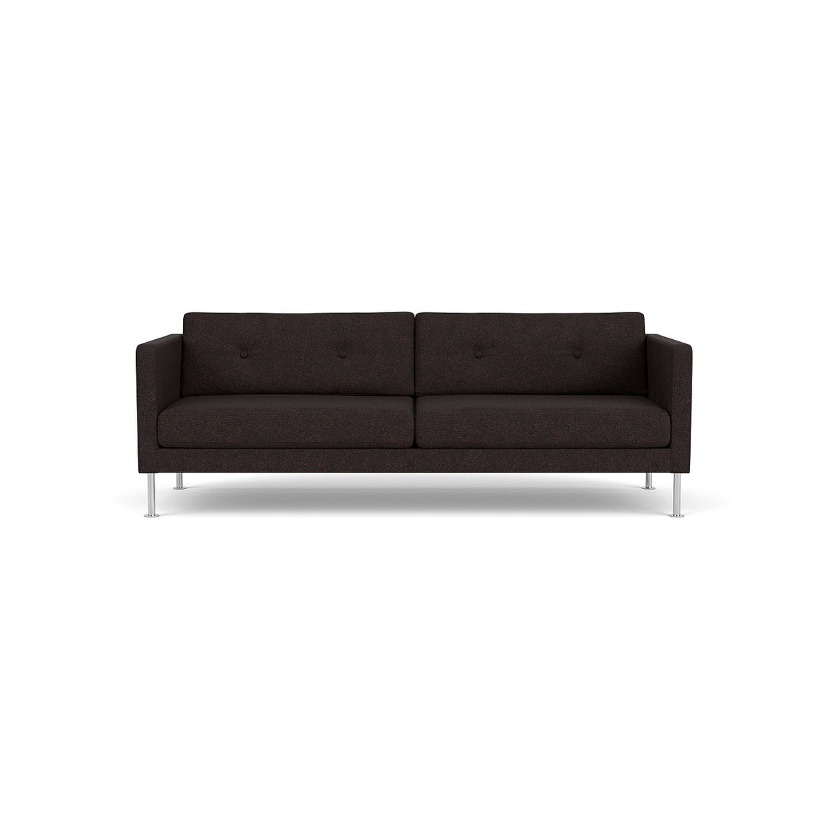 L42 Firhøj - 3 pers. sofa - Stål - Black-Brown