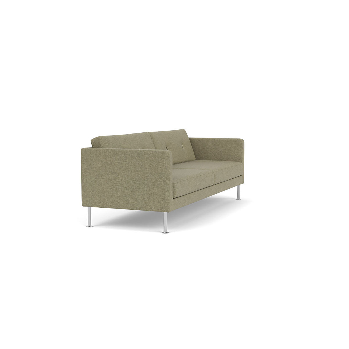 L42 Firhøj - 3 pers. sofa - Stål - Green (58)