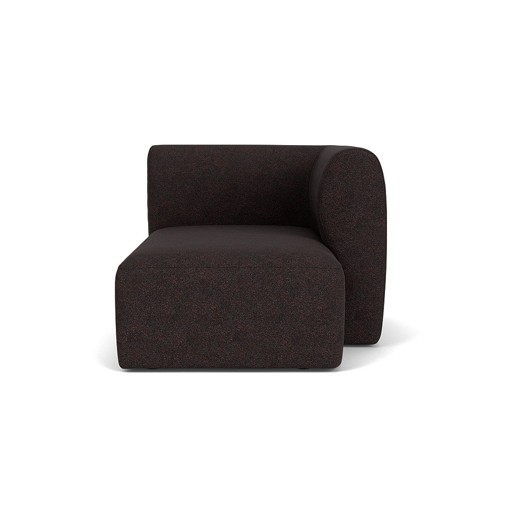 L47 Korinth - Højre chaiselong - Black-Brown