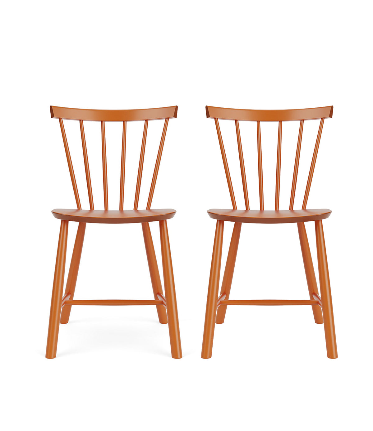 J46 spisebordstol Designet af Poul Volther i Orange