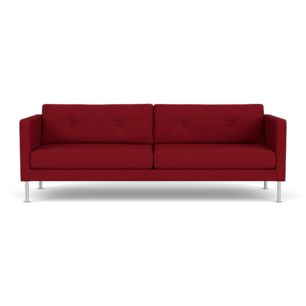 L42 Firhøj - 3 pers. sofa - Stål - Wine Red (14)