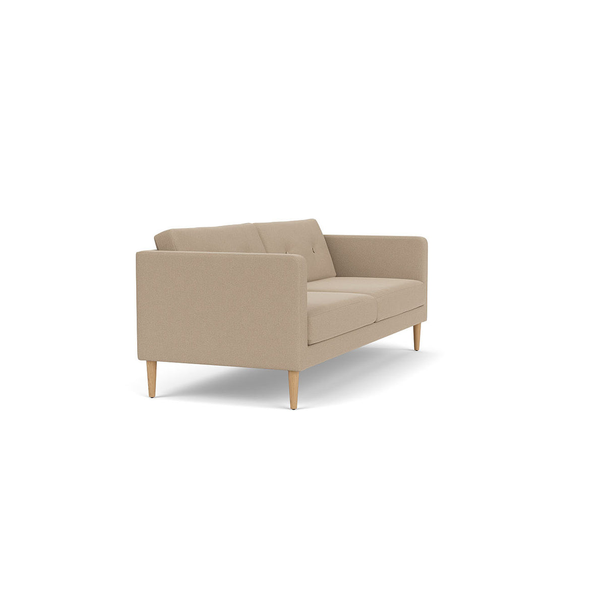 L42 - Firhøj - 2,5 pers. sofa Eg, Natur, Lakeret, Grain, Beige (61252) - MTO af Unit10