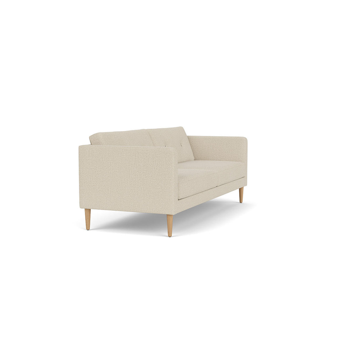 L42 - Firhøj - 2,5 pers. sofa Eg, Natur, Lakeret, Monza, Beige (00) - MTO af Unit10