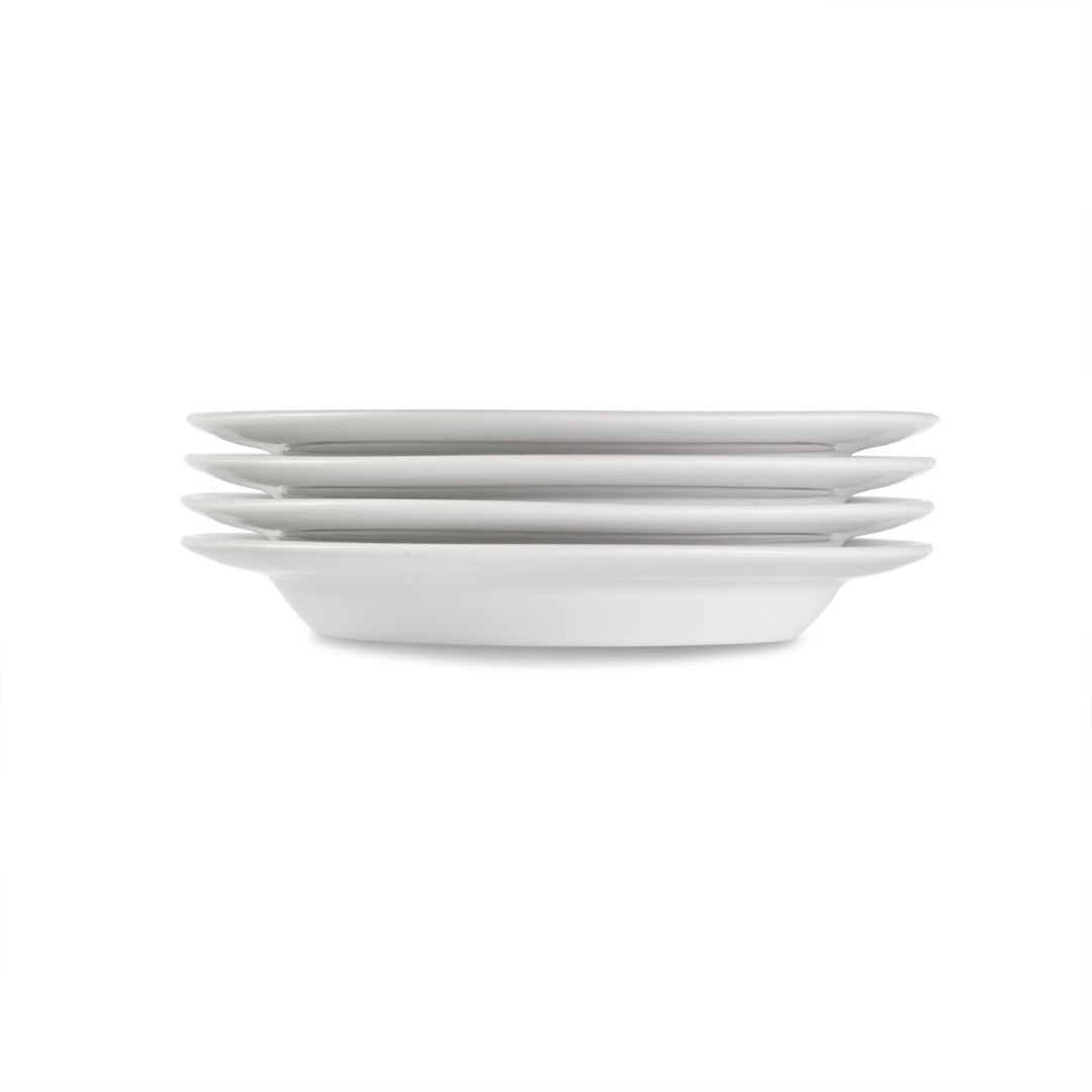 V44 Hvidpot Tallerken i hvidt porcelæn Ø18,5 cm – 4 stk. af FDB Møbler