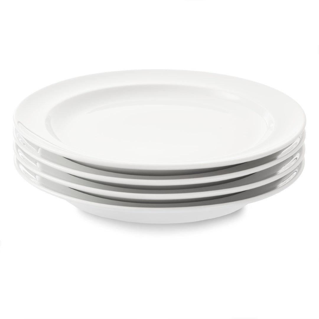 V44 Hvidpot Tallerken i hvidt porcelæn Ø27 cm – 4 stk. af FDB Møbler