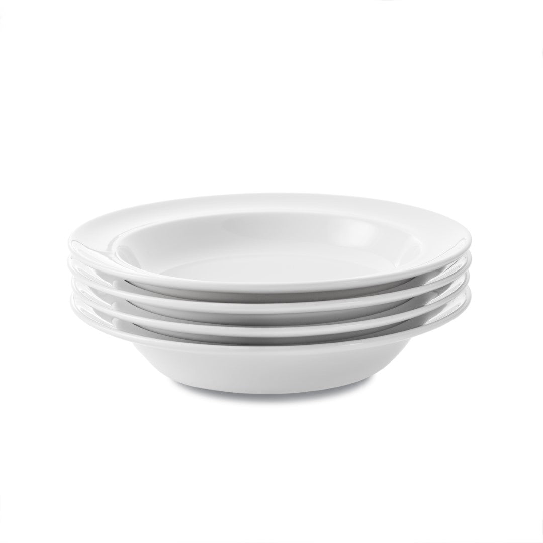 V45 Hvidpot Dyb tallerken i hvidt porcelæn Ø23 cm – 4 stk. af FDB Møbler