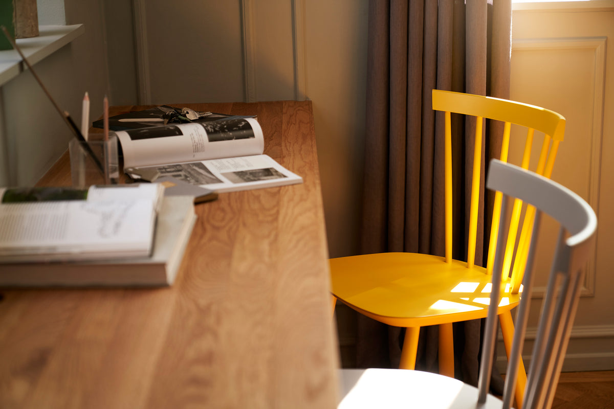 J46 - Chair - Beech - Yellow - Lifestyle 2