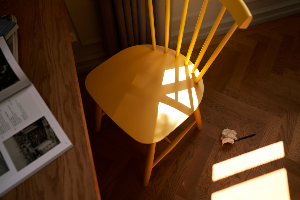 J46 - Chair - Beech - Yellow - Lifestyle 3
