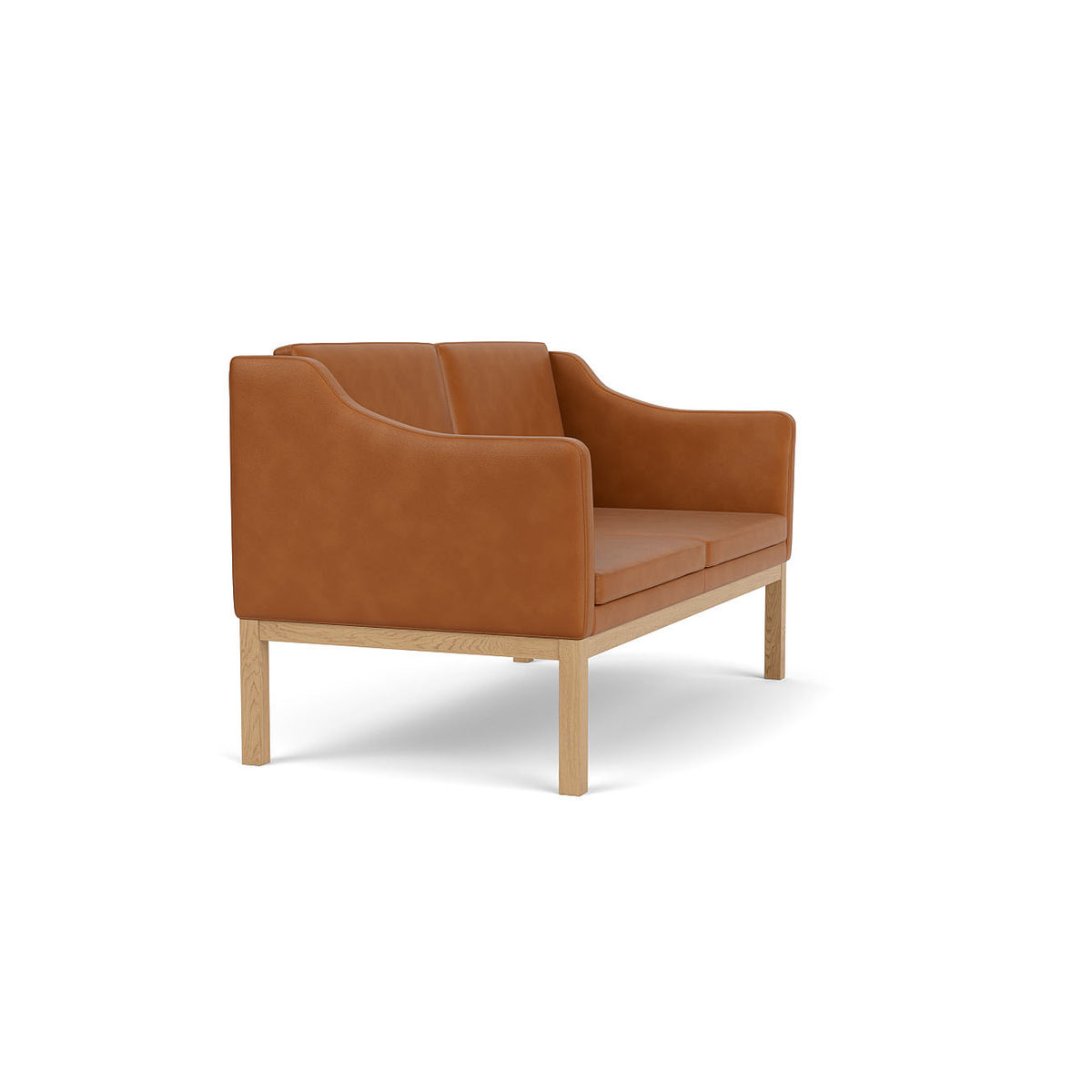 L45 - MK154 - 2 pers. sofa - Cognac læder