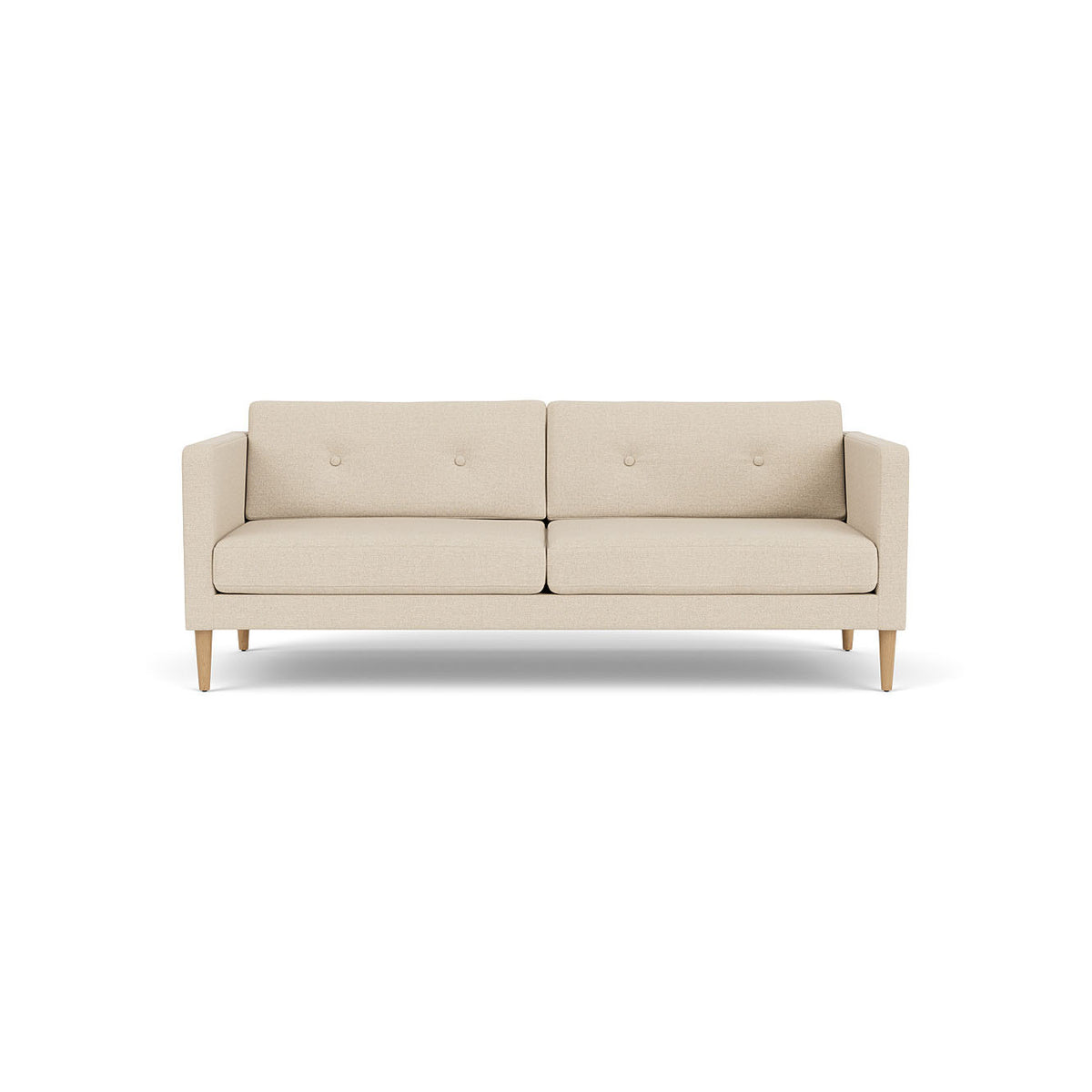 L42 Firhøj - 2,5 pers. sofa - Eg - Beige (90)