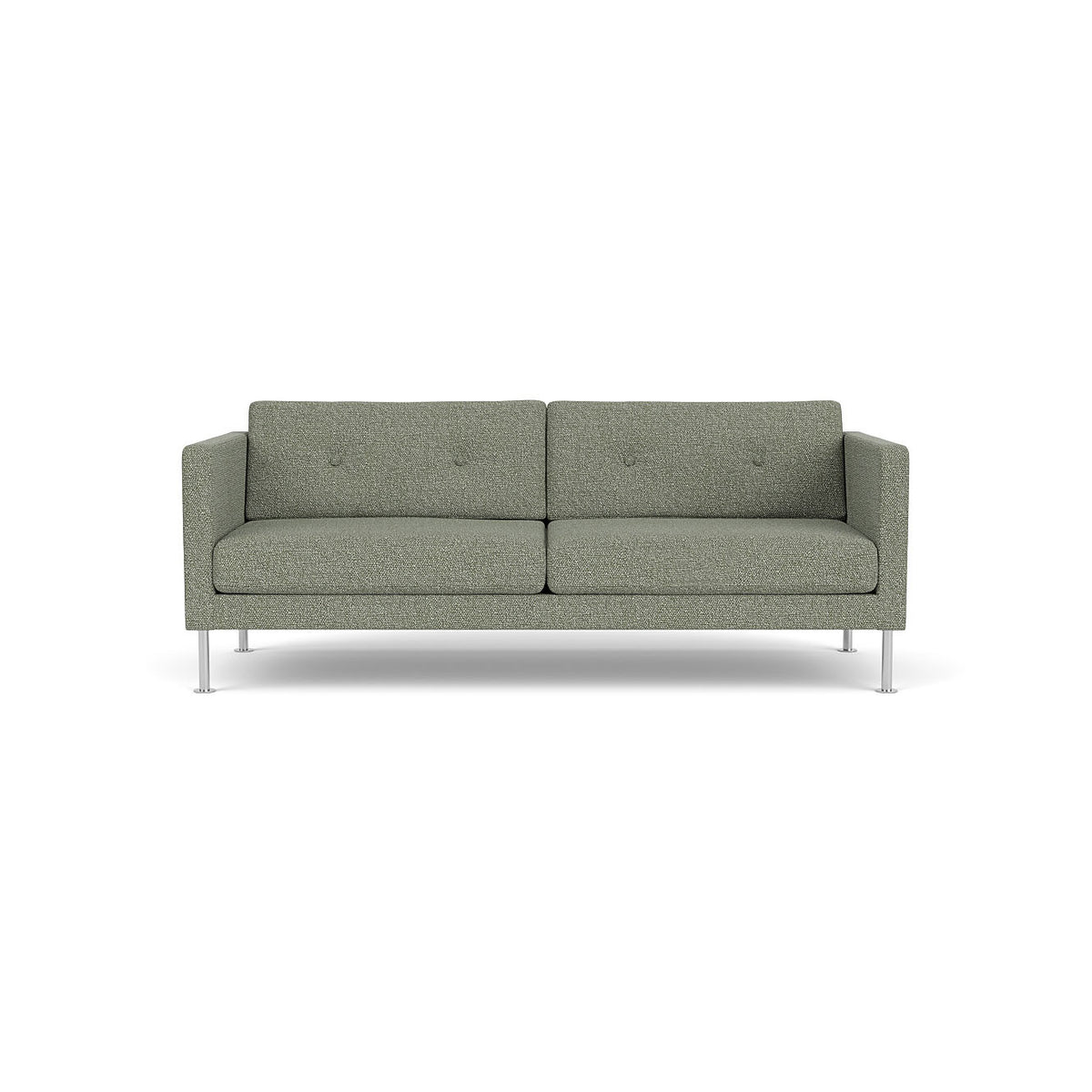 L42 Firhøj - 2,5 pers. sofa - Stål - Green-Melange