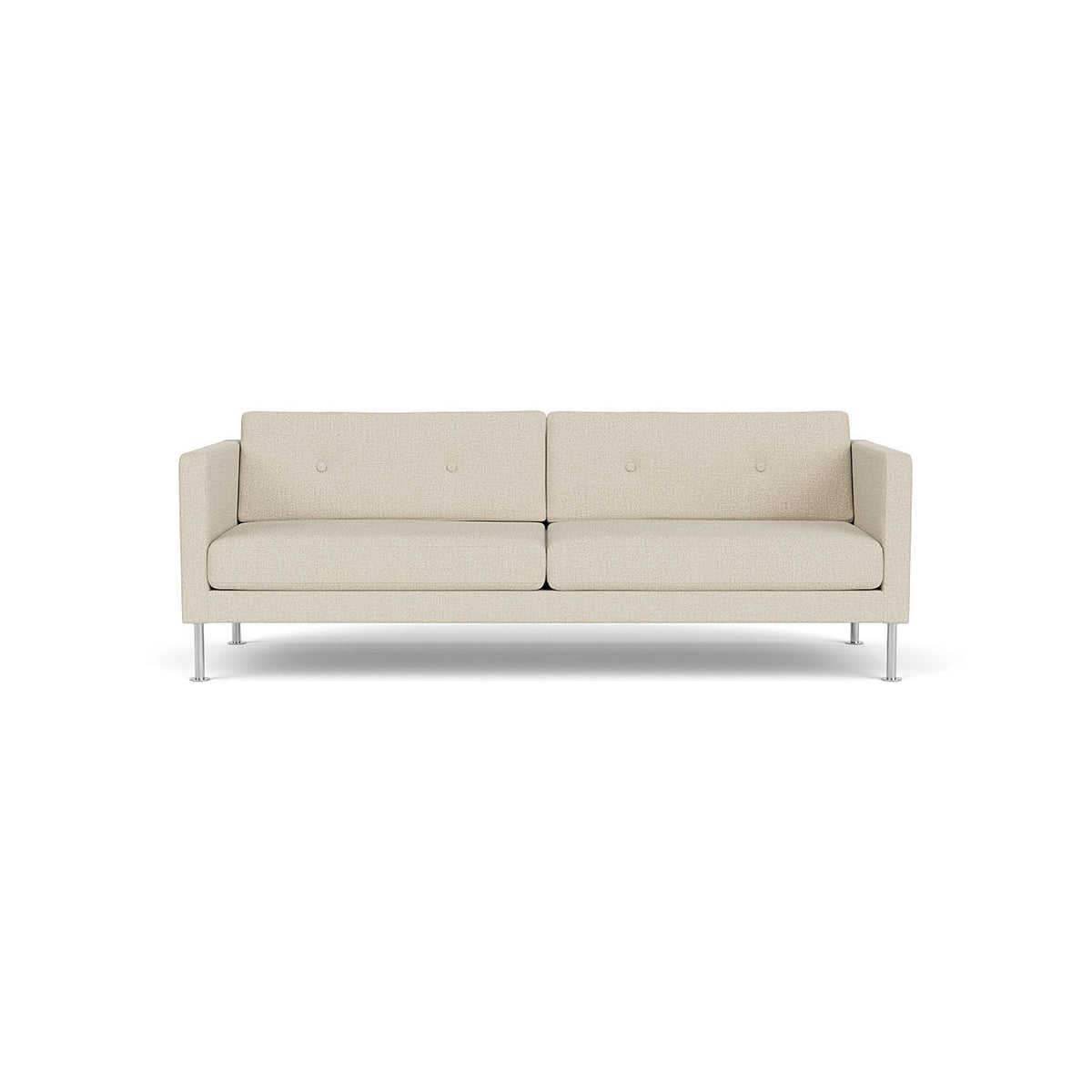 L42 Firhøj - 3 pers. sofa - Stål - Beige (00)