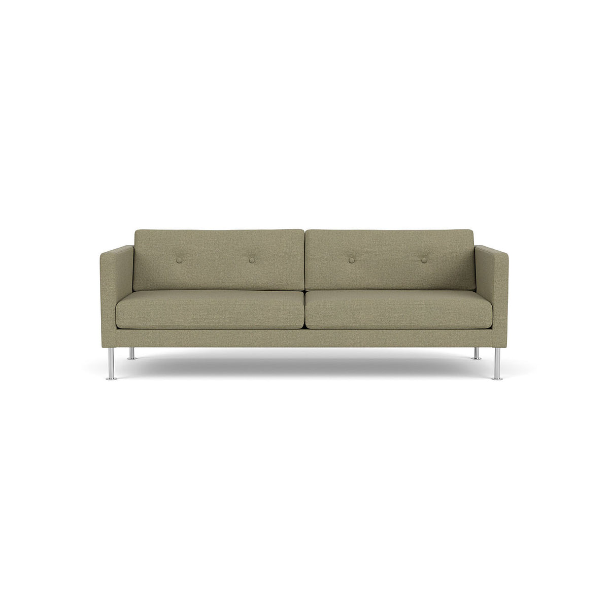 L42 Firhøj - 3 pers. sofa - Stål - Green (58)
