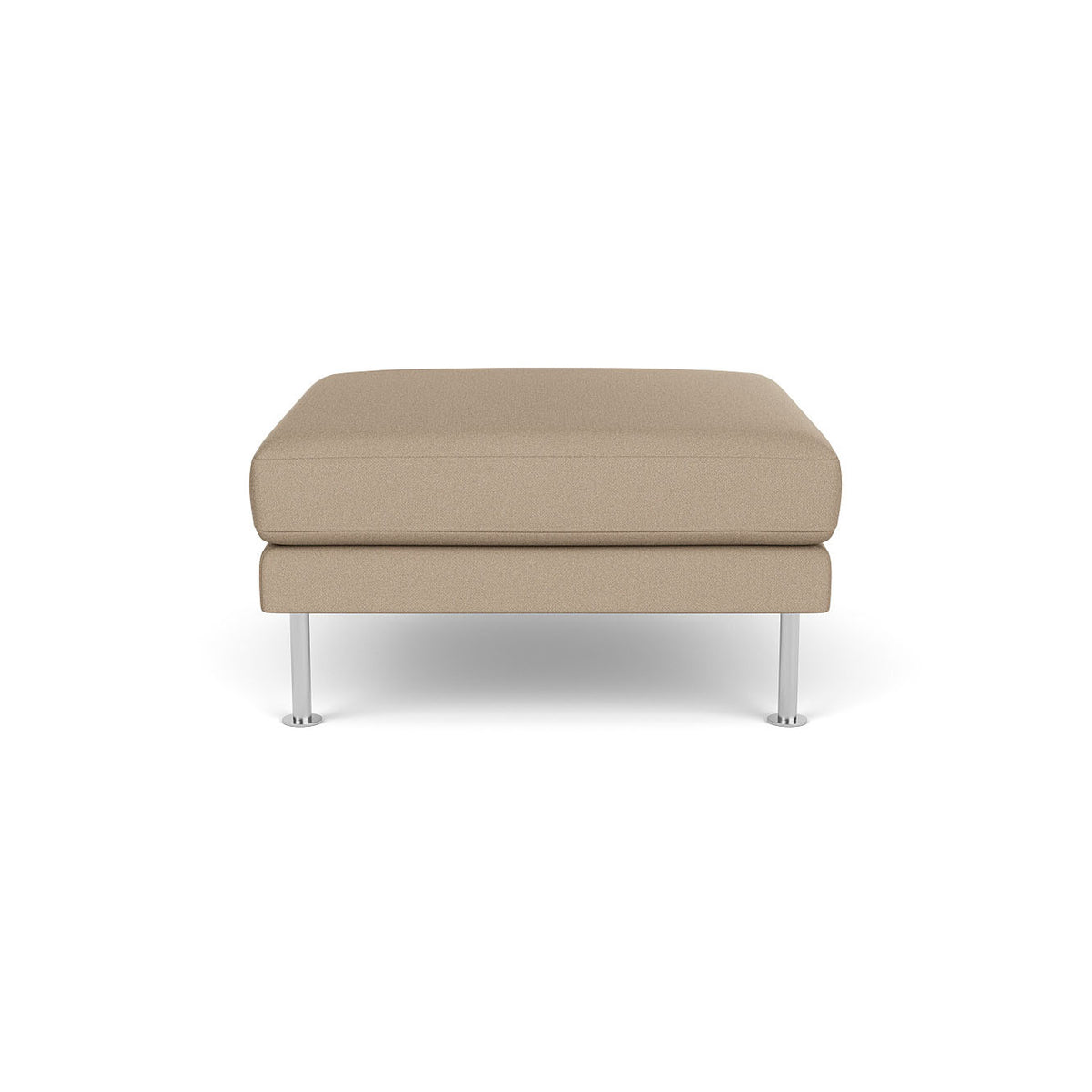 L42 Firhøj - Puf - Stål - Beige (61252)
