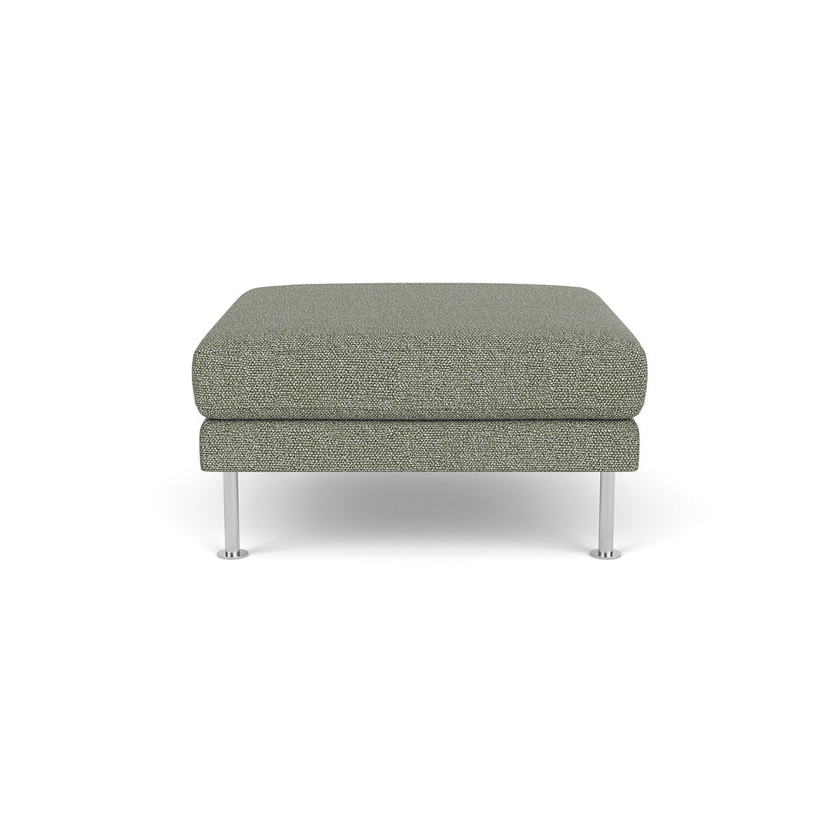 L42 Firhøj - Puf - Stål - Green-Melange (56)