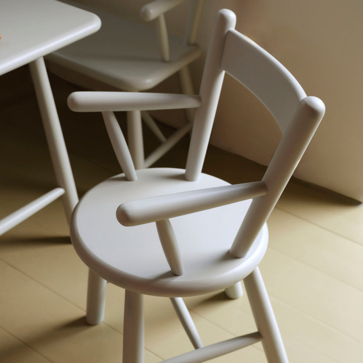 P9 - Children's chair - Beech - Blue Grey