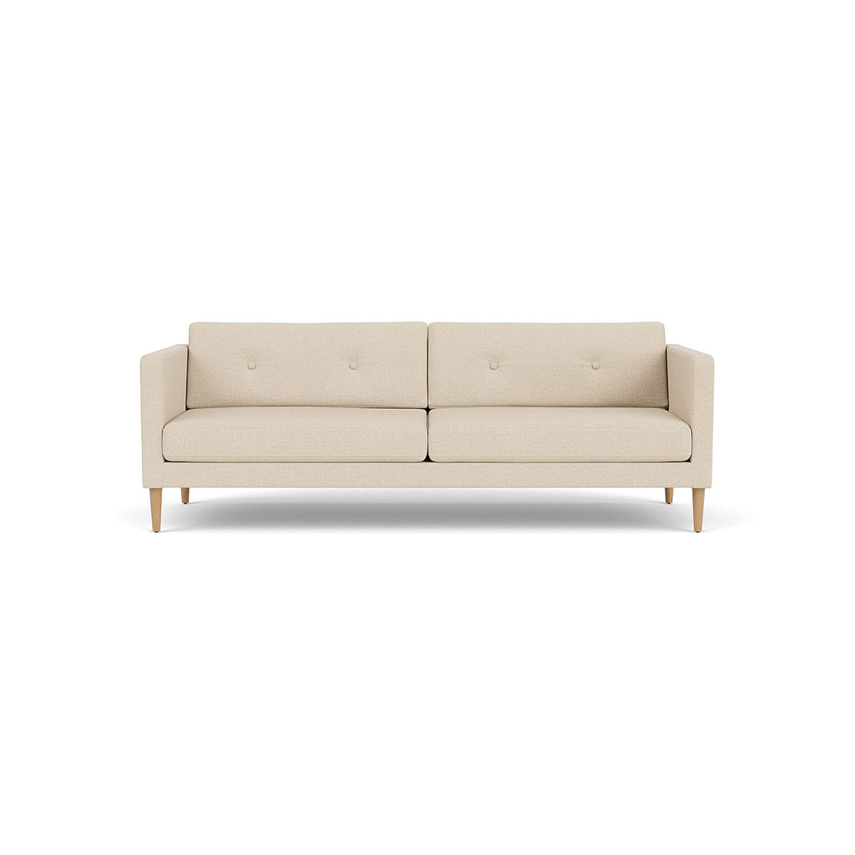L42 Firhøj 3 pers. sofa Eg Natur Lakeret Prairie Beige (90) Unit10 MTO